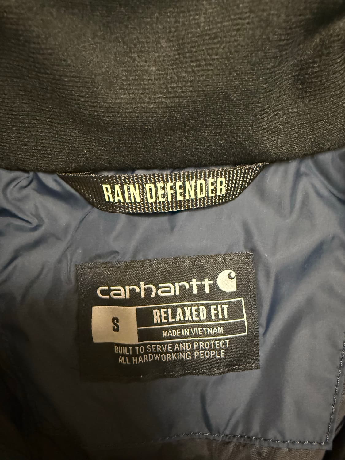 새상품) 칼하트 레인디펜더 경량패딩 상품이미지3