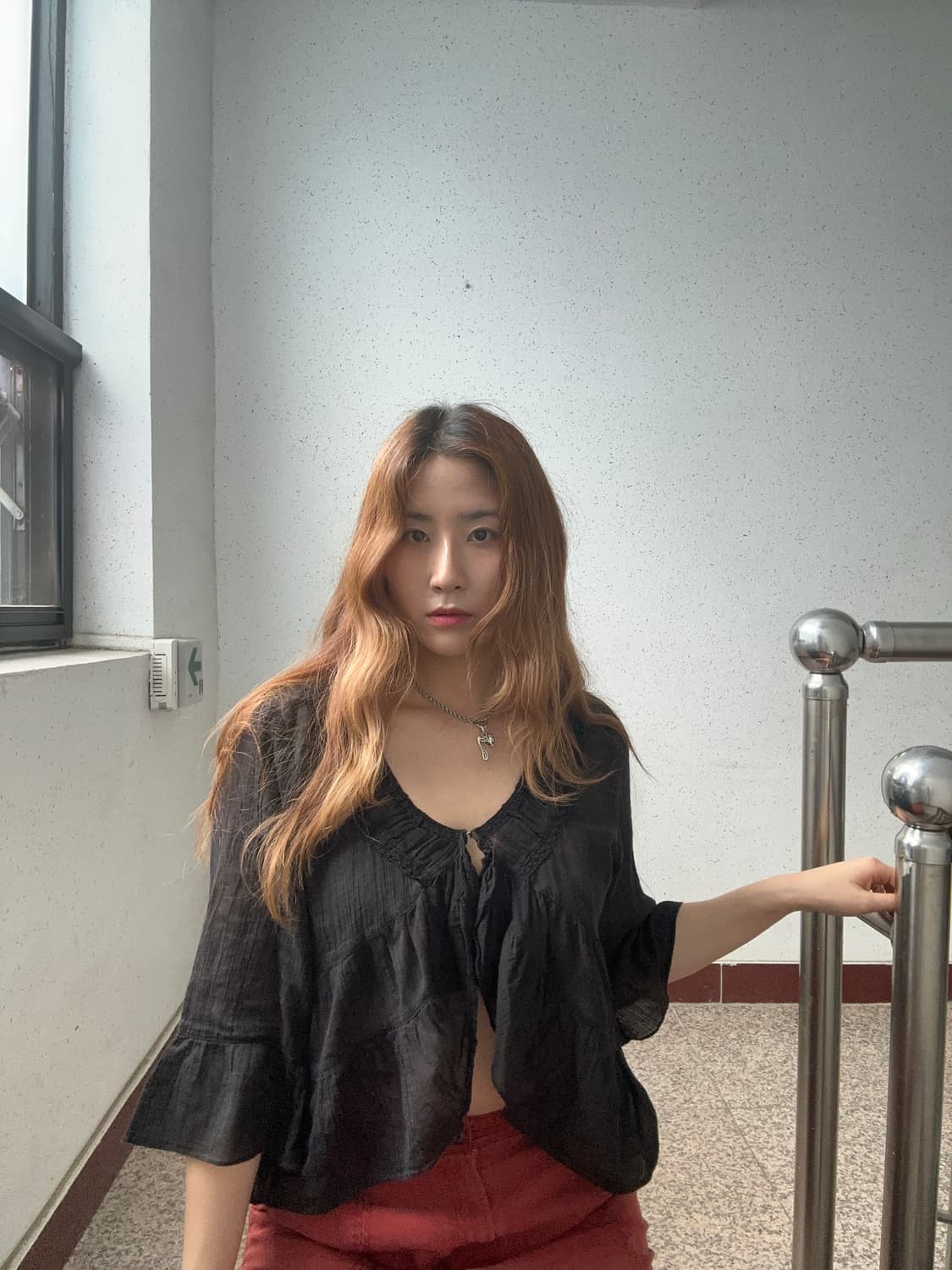 블랙 볼레로 블라우스 가디건 상품이미지8