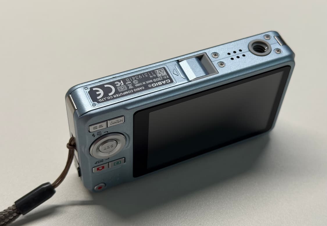 카시오 엑슬림 Z80 블루 상품이미지5