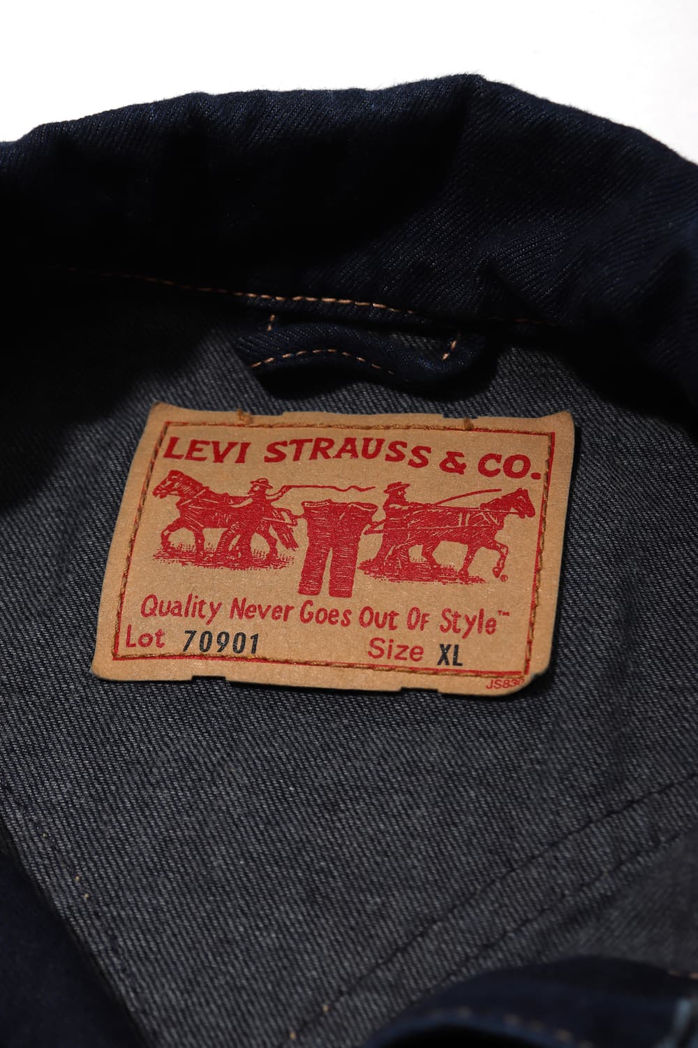 LEVIS 웨스턴 무드 70901 트러커 재킷 size XL 상품이미지4