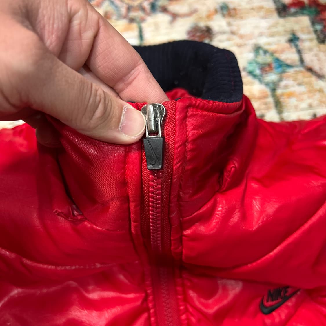[L] 나이키 레드 푸퍼 패딩자켓 상품이미지5