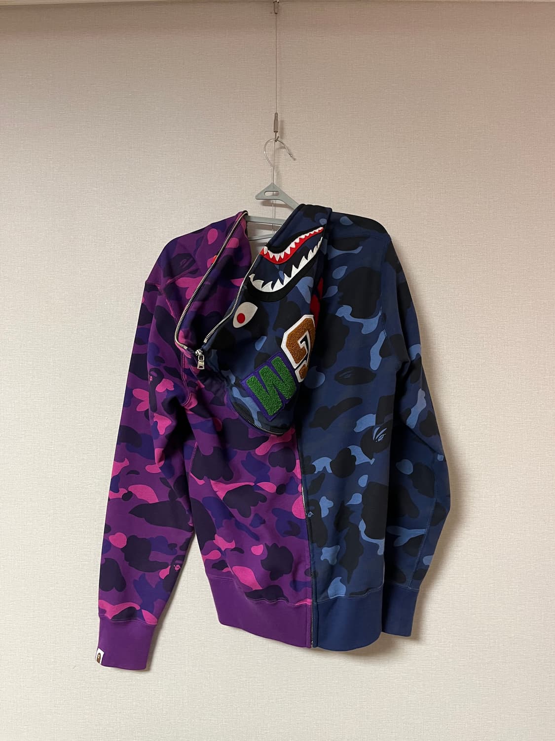 베이프 세퍼레이트 블루,퍼플 M사이즈 상품이미지2