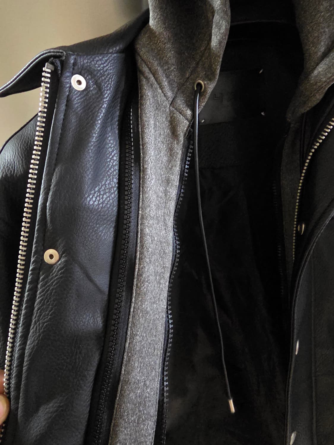 4XR vegan leather jacket  상품이미지3