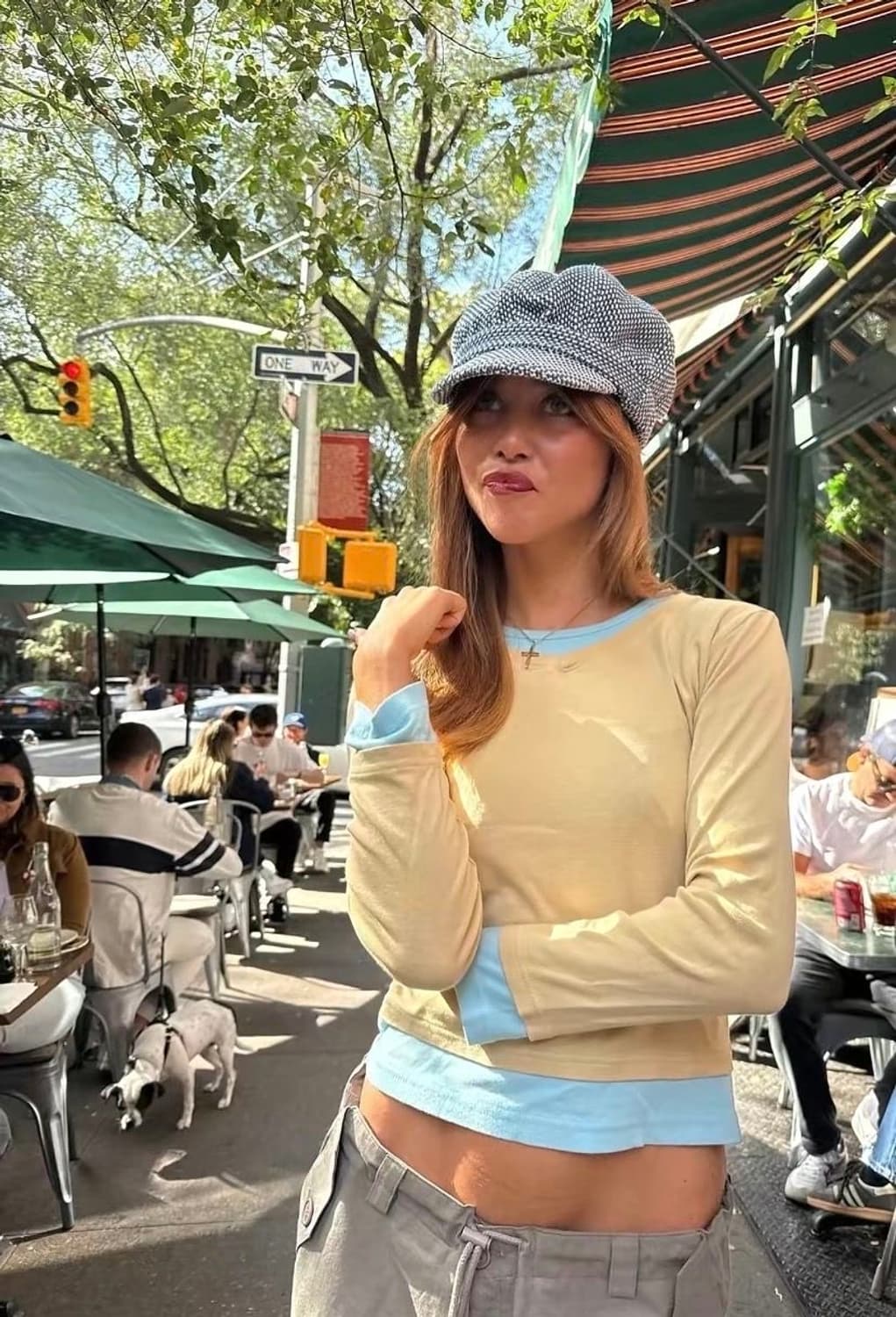 Gimaguas samm t shirt beige blue s 상품이미지7