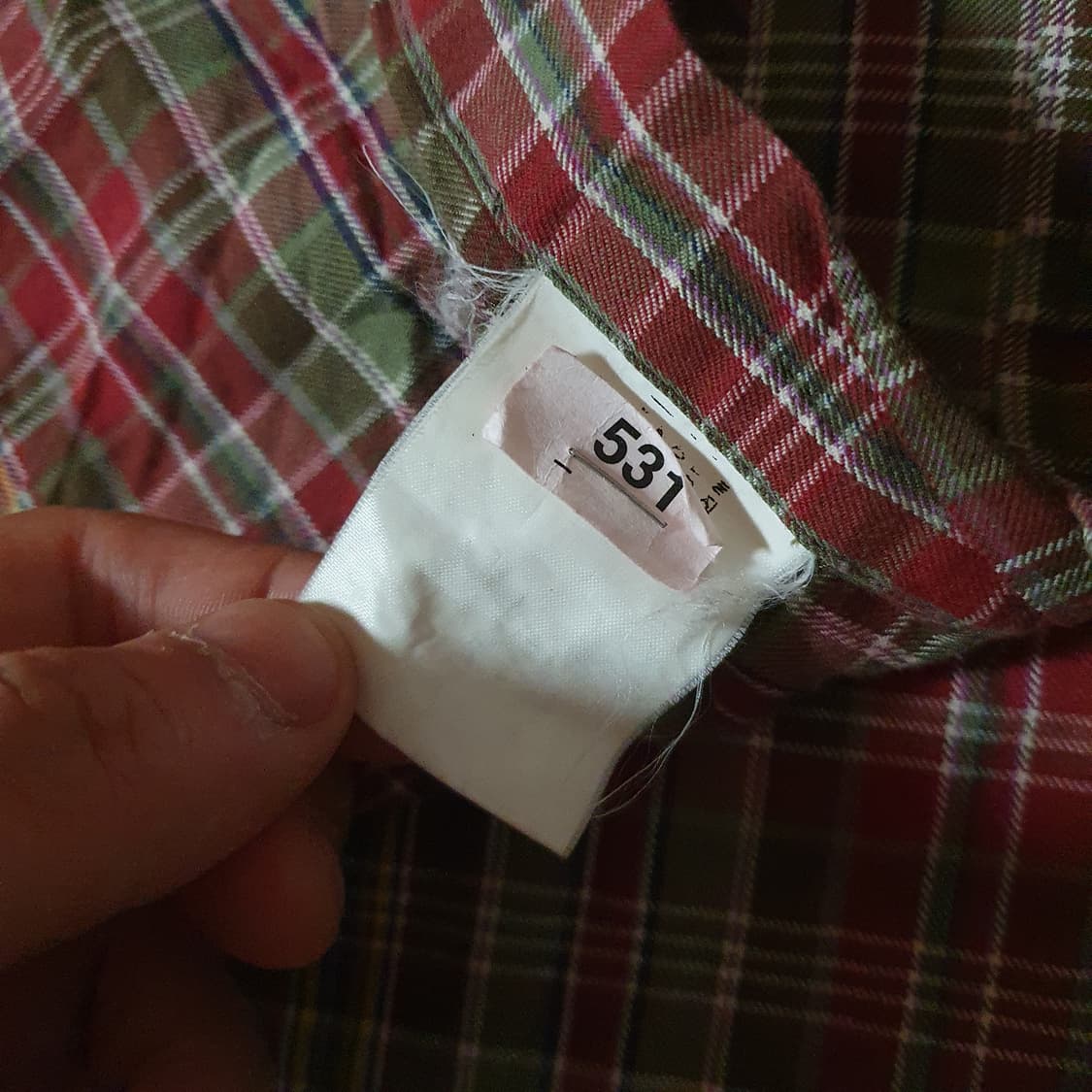 00s 폴로 클래식핏 체크 셔츠 L 상품이미지6