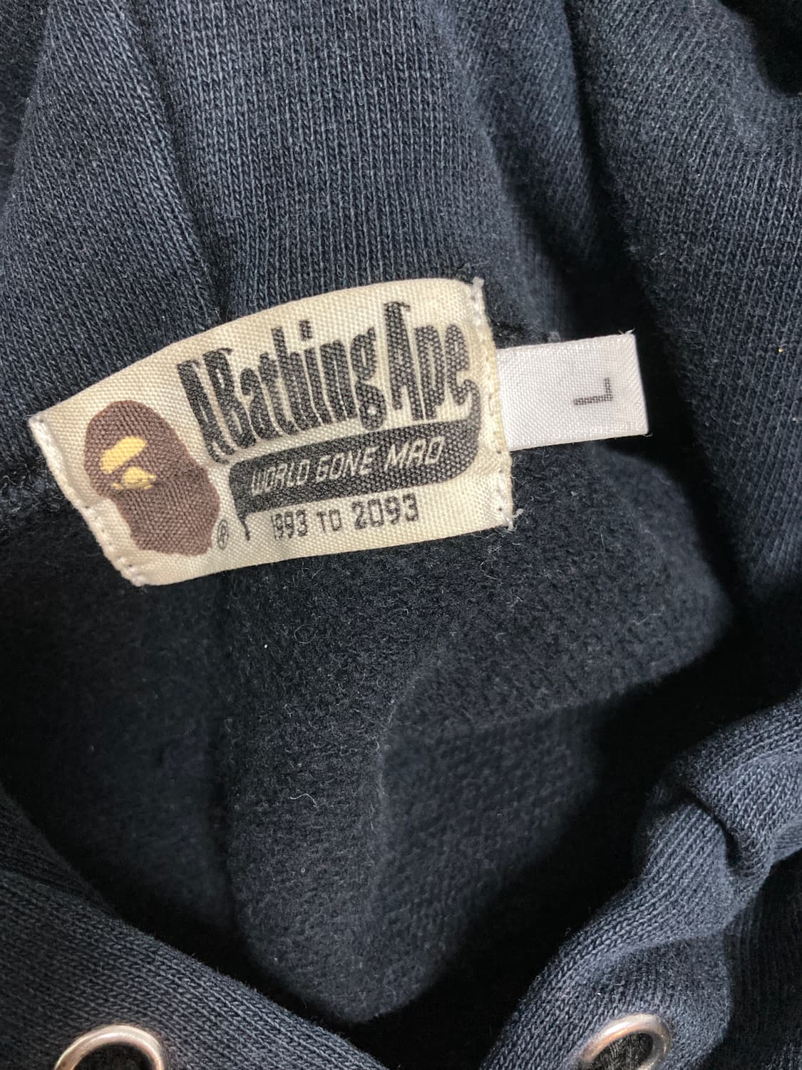 베이프 컬리지 후드티 L 상품이미지9