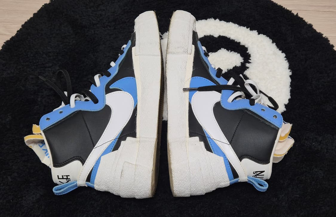 나이키 x 사카이 블레이저 미드 화이트 블랙 레전드 블루 상품이미지3