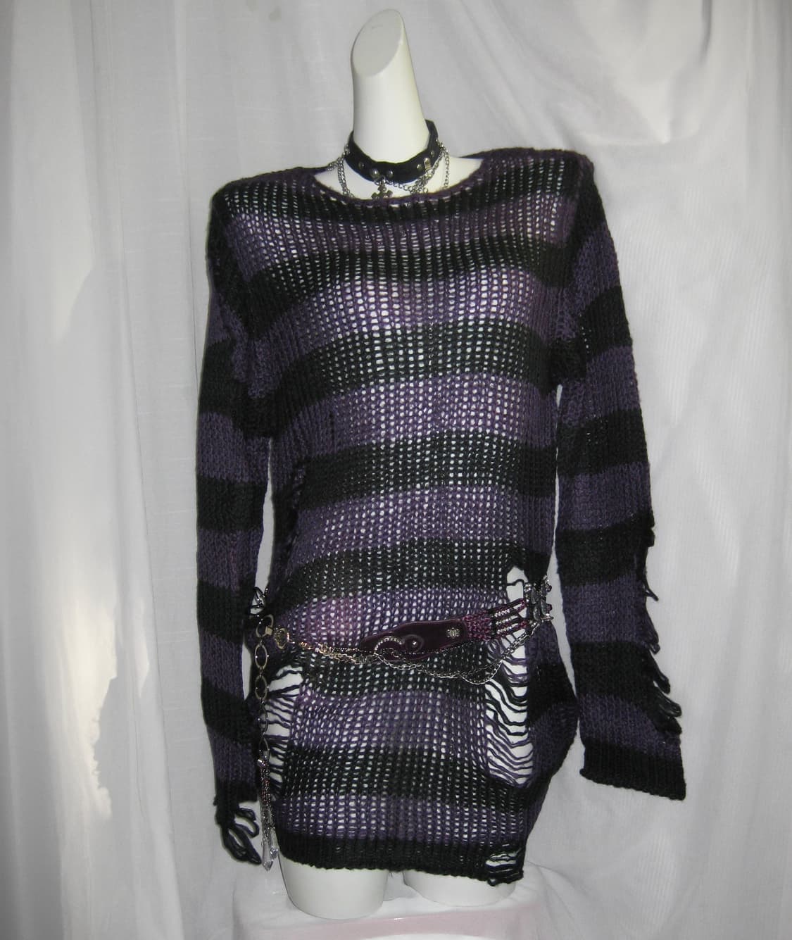 Kill star 킬스타 데미지 니트 상품이미지1