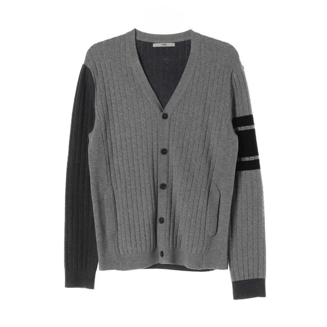 SYSTEM 배색 니트 가디건 L 상품이미지1