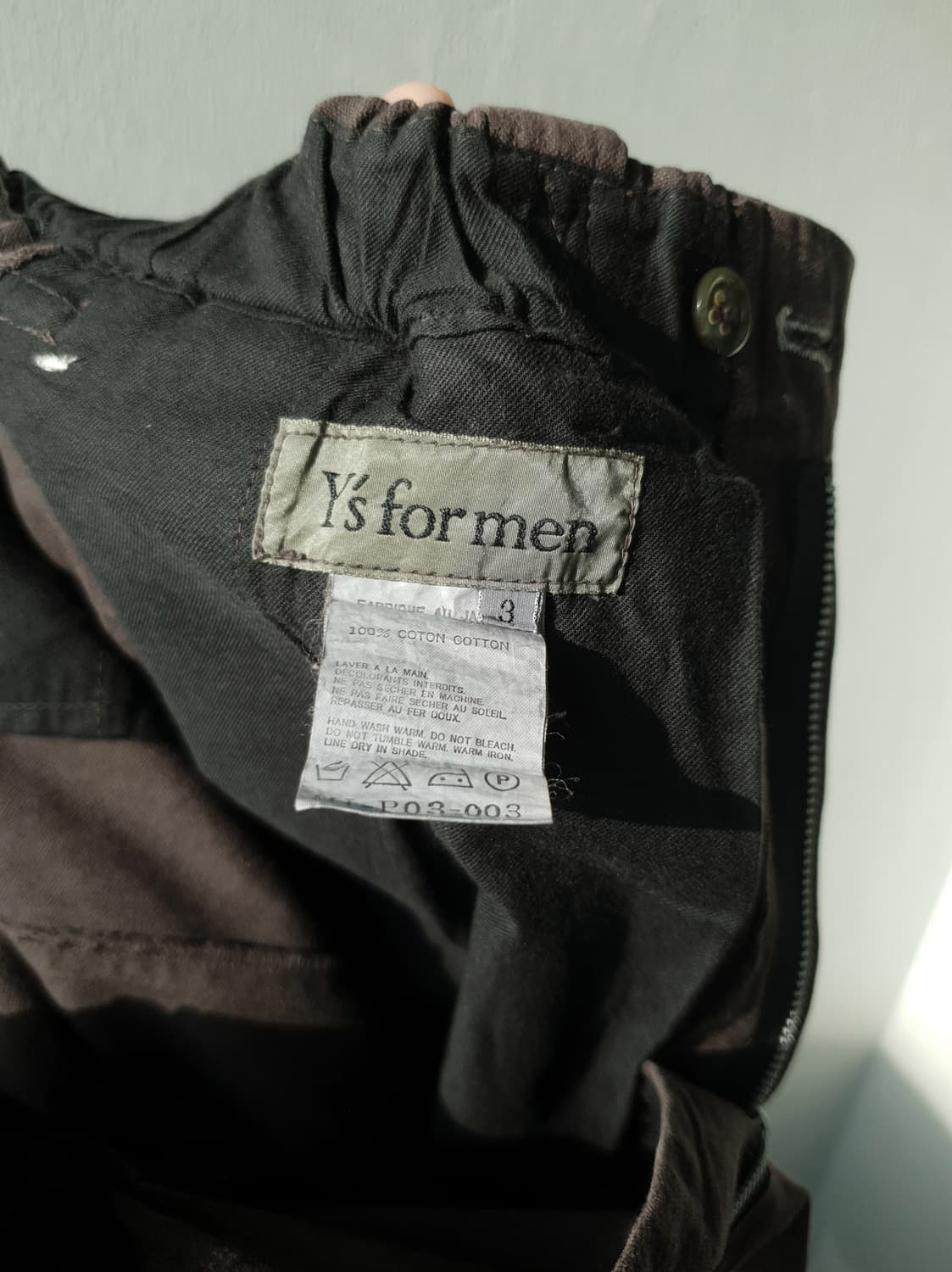 Y's work pants by Yohji Yamamoto 상품이미지10