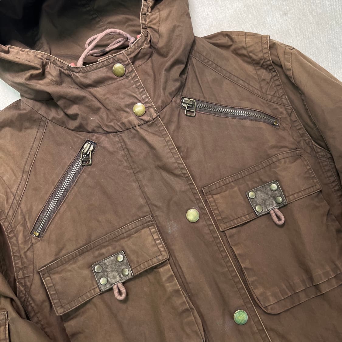 100 시스템옴므 브라운 야상 자켓 상품이미지2