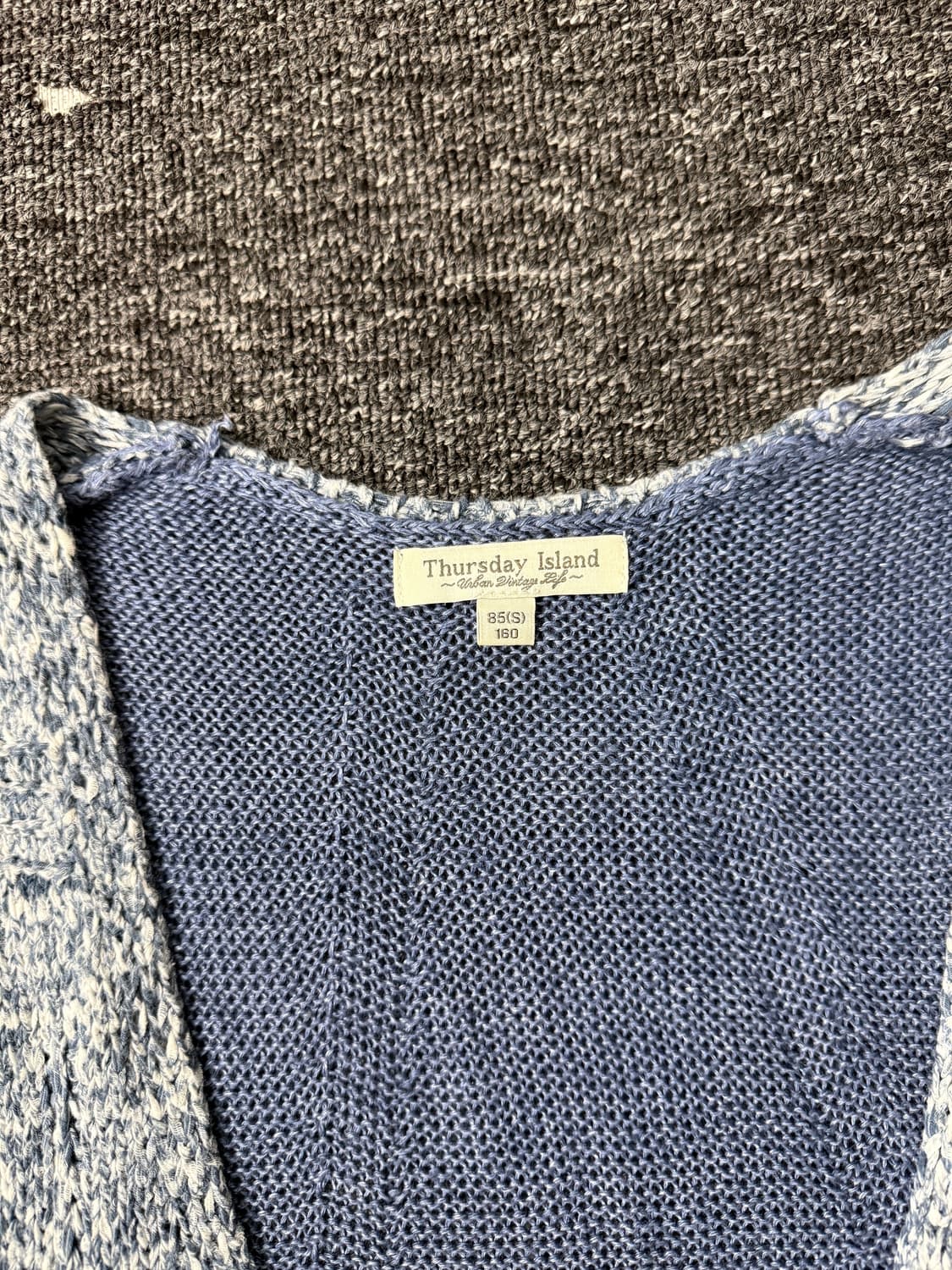 THURSDAY ISLAND 써스데이아일랜드 니트 베스트 상품이미지3