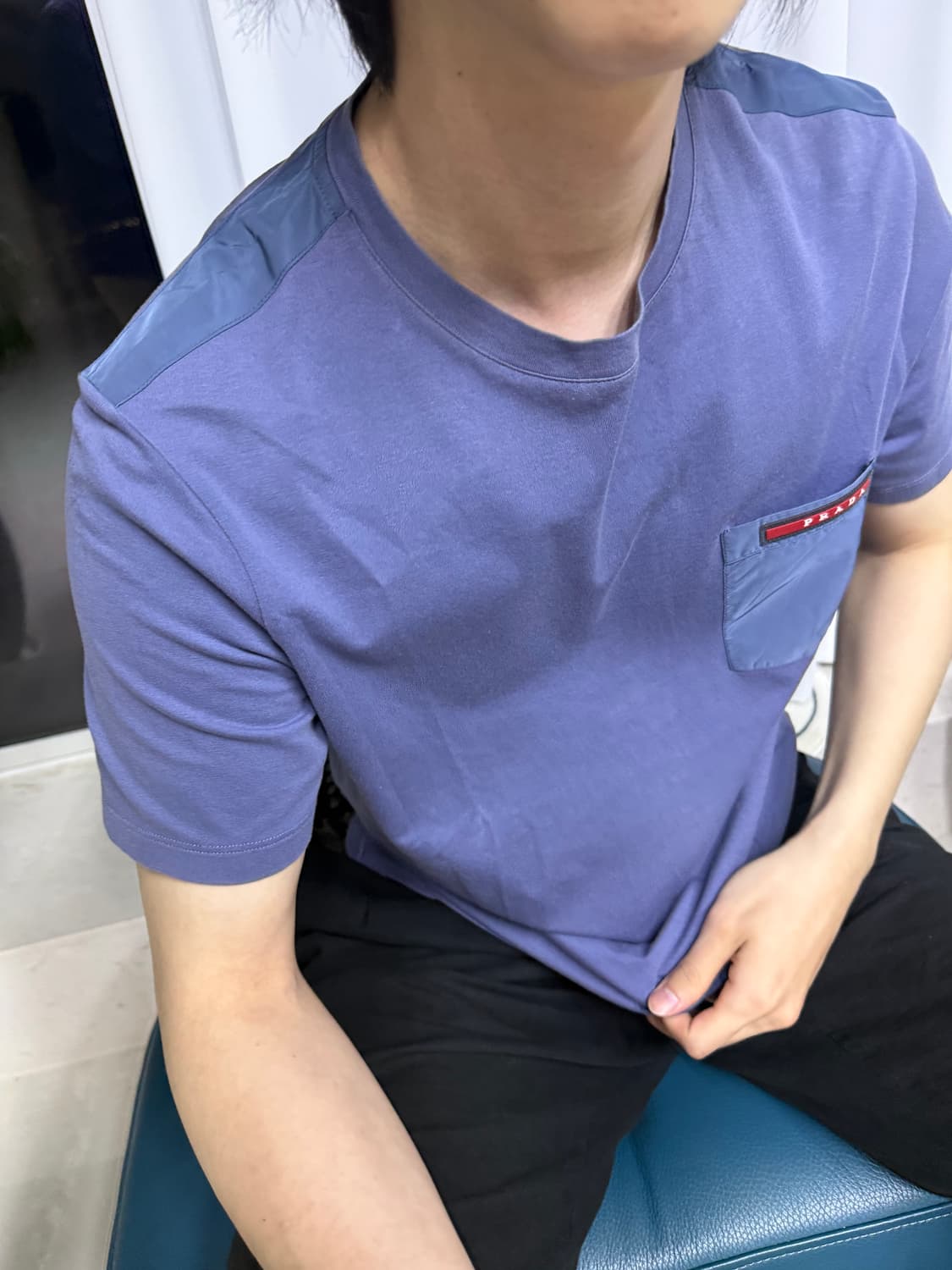 프라다 스포츠 리네아 로사 포켓 티셔츠 상품이미지2