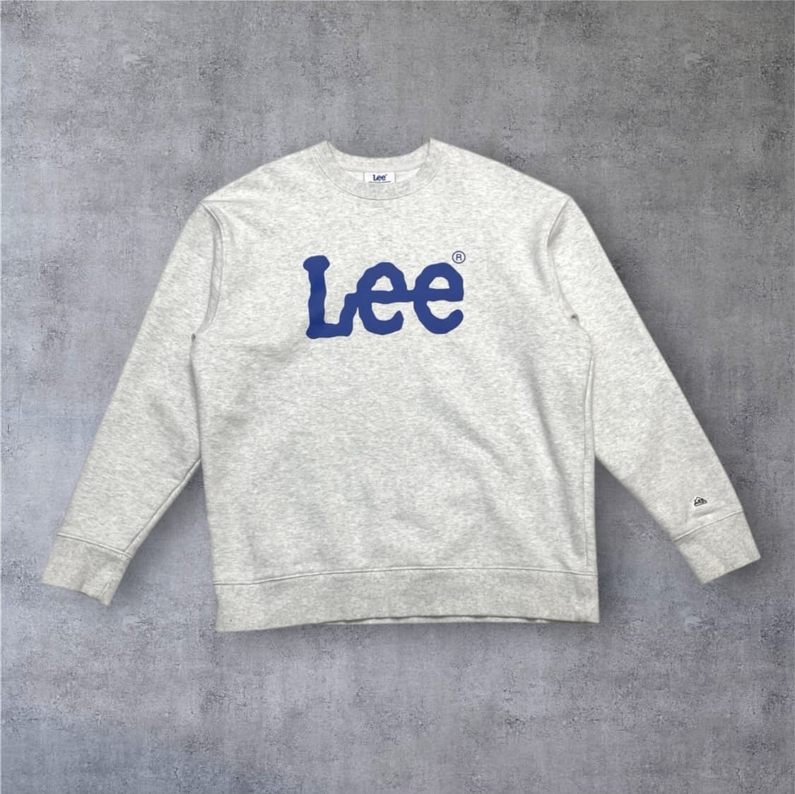 리 Lee 멜란지 빅로고 프린팅 맨투맨 L 상품이미지1