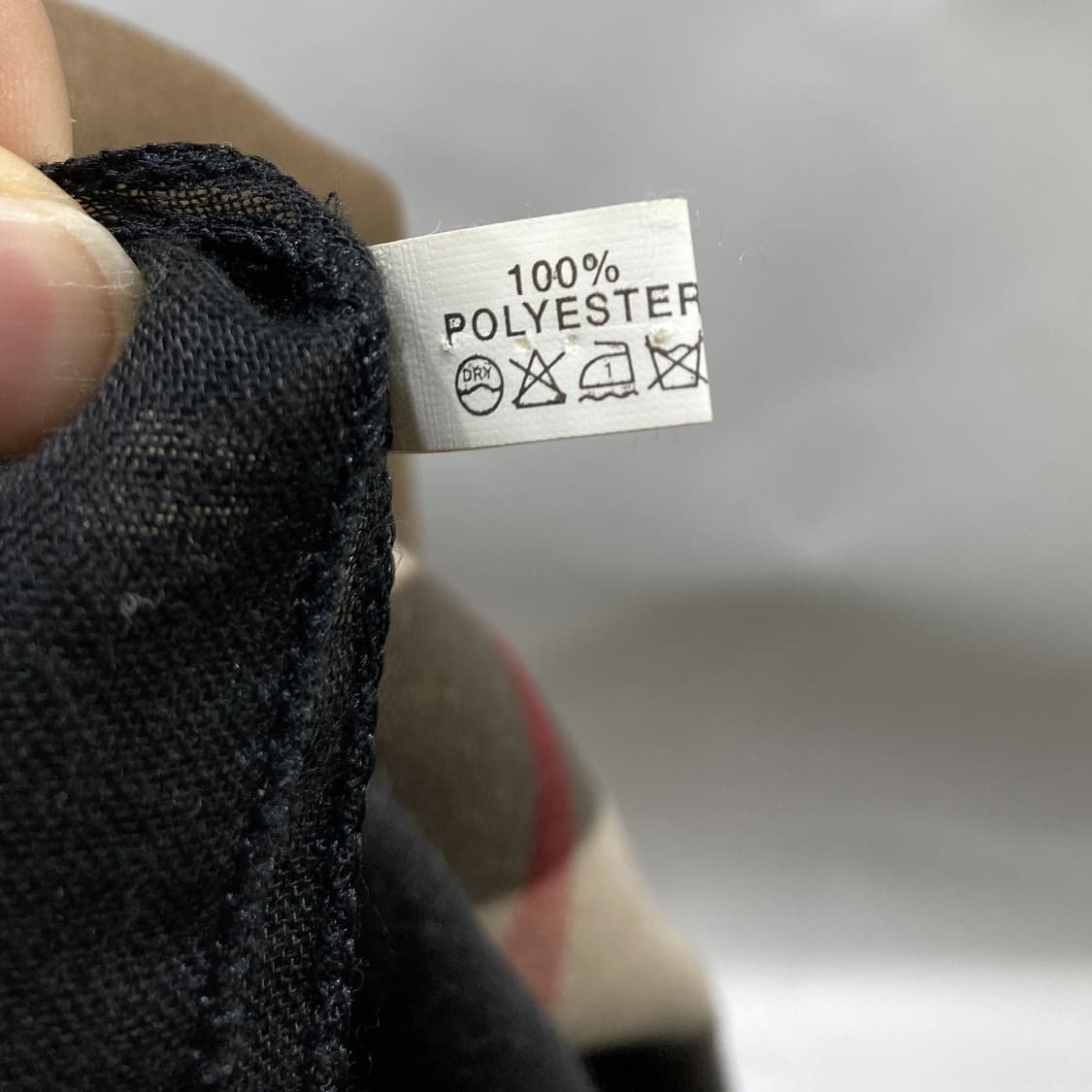 체크롱 머플러 실측확인 폴리 상품이미지3