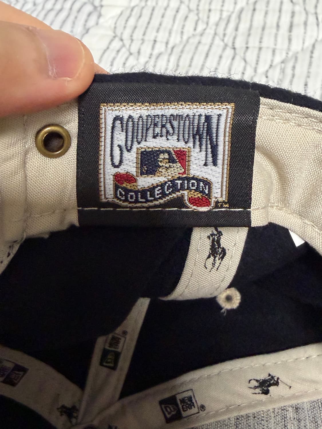 뉴에라 MLB x 랄프 로렌 뉴욕 양키스 레트로 크라운 9피프티 스트랩백 상품이미지5