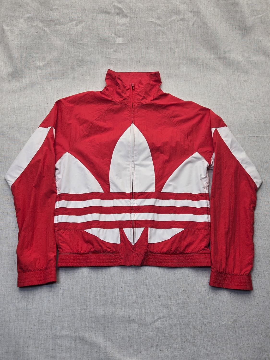 아디다스 트레포일 바람막이 자켓 레드 상품이미지1