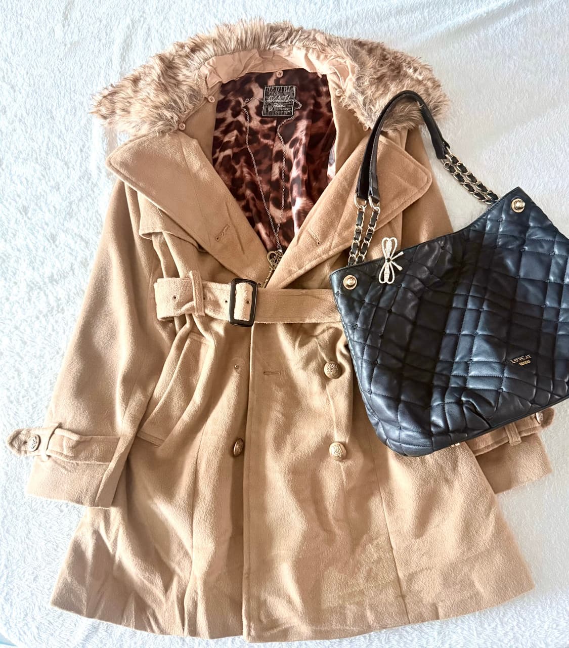 갸루 호피 코트 일본빈티지 y2k 오네갸루 라떼갸루 히메카지 대장템 핀터 상품이미지1