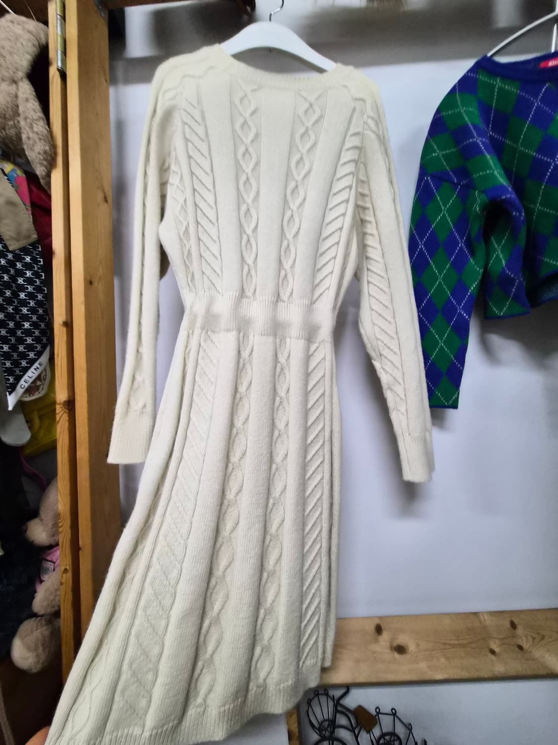  케이블 니트 원피스 상품이미지6