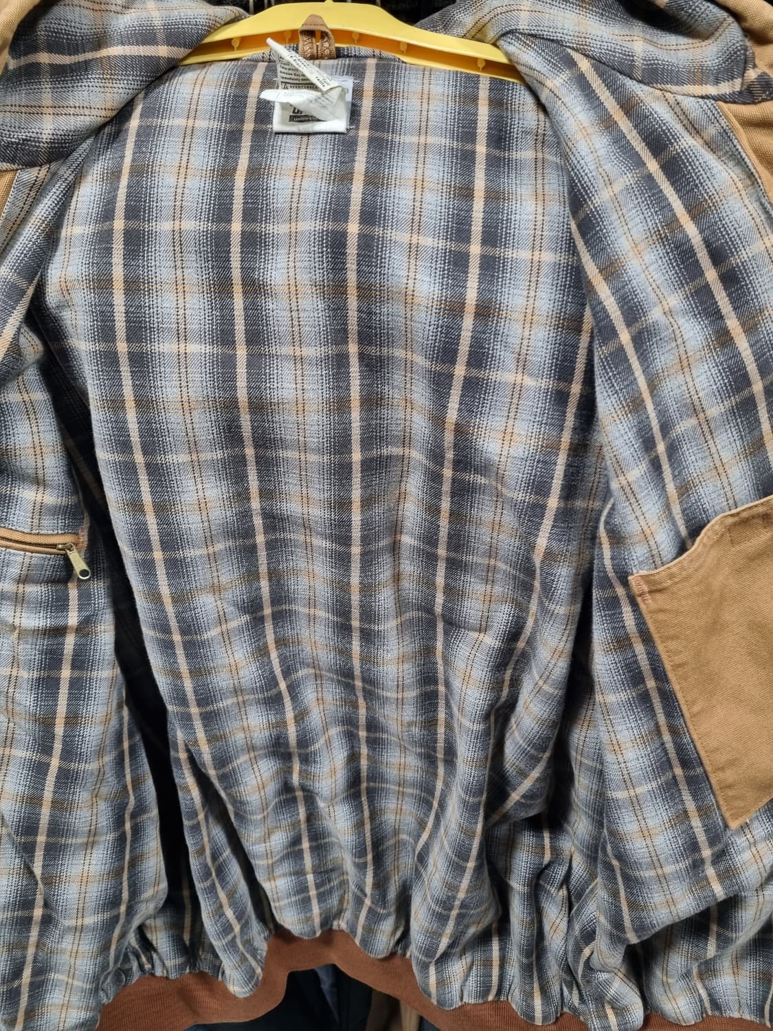 칼하트 J130 브라운 액티브 자켓  상품이미지3