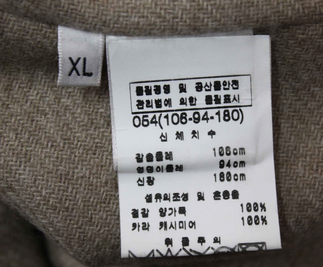 W-3465/로로피아나 매장판 양가죽 하프 자켓 XL 상품이미지5