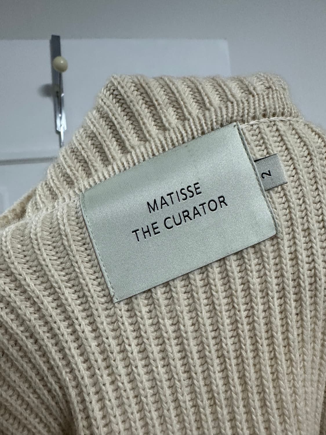 마티스터큐레이터 하프집업 니트 상품이미지3