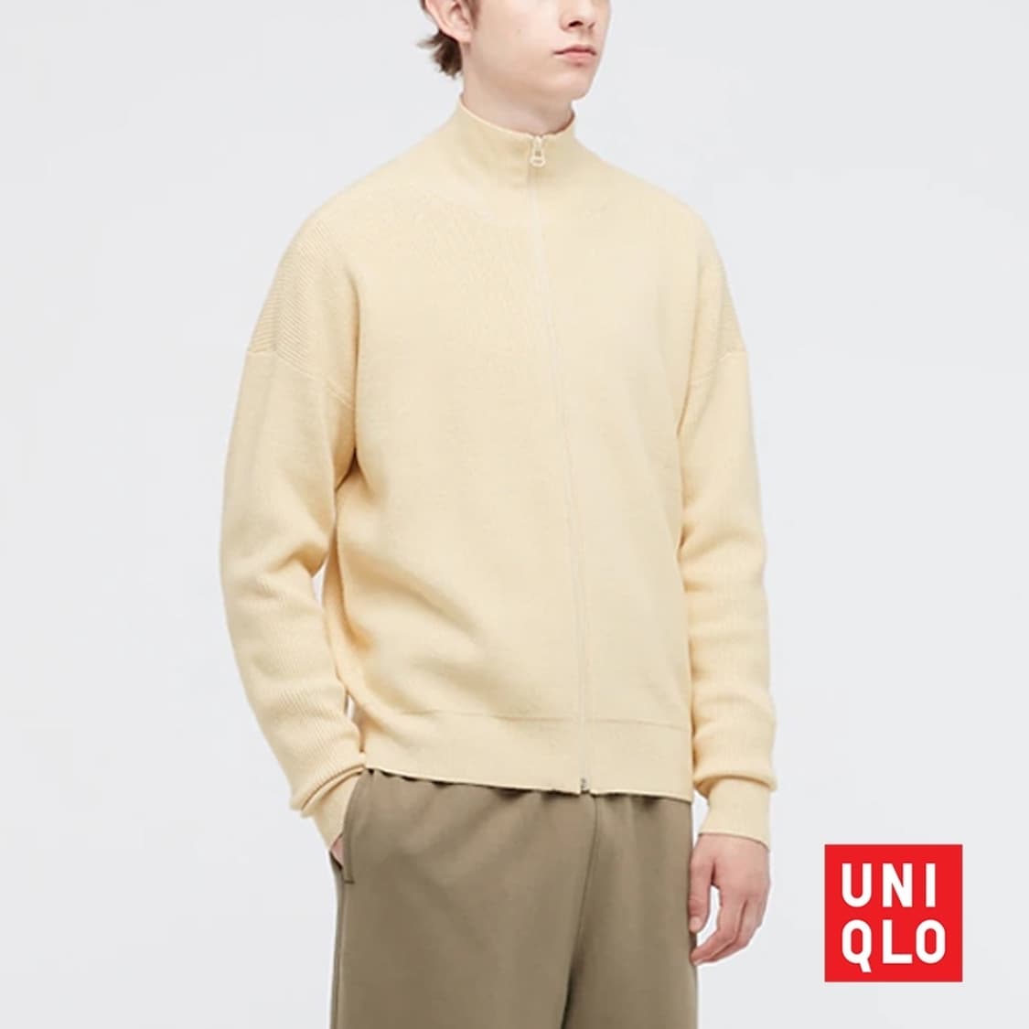 유니클로u 메리노울니트집업 상품이미지3