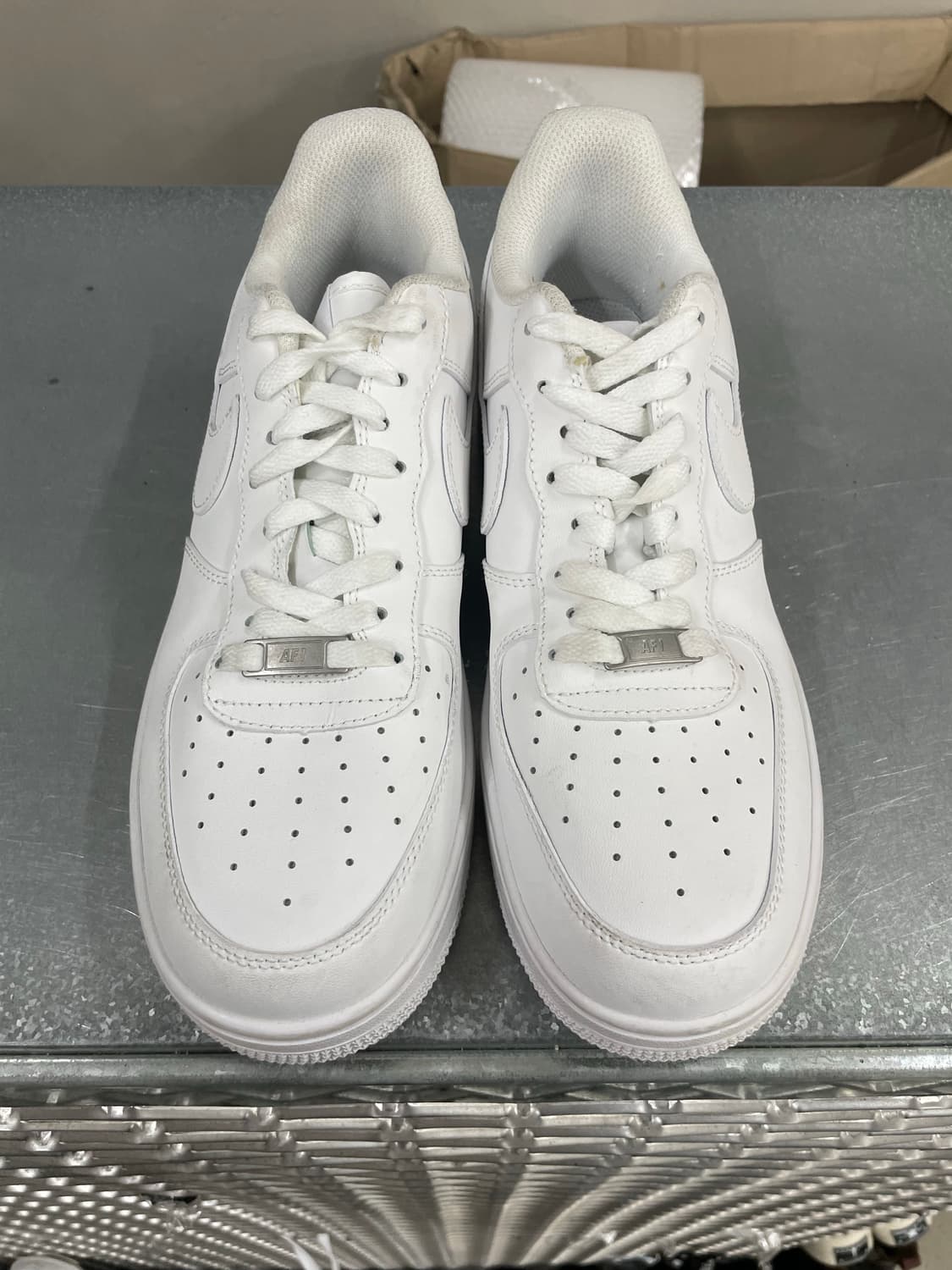 나이키 에어포스 1 로우 화이트 280 상품이미지5