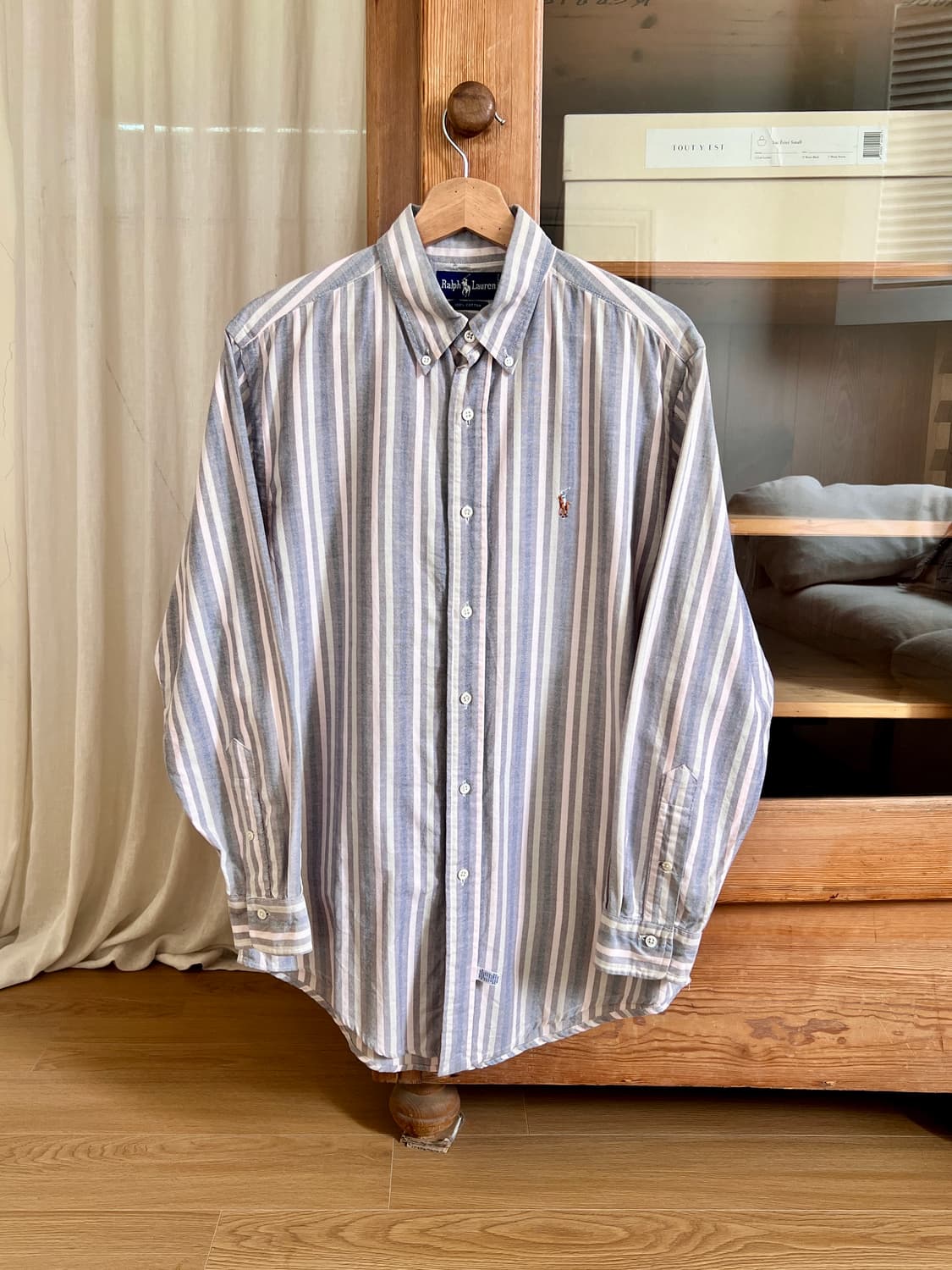 폴로 랄프로렌 스트라이프 옥스포드 셔츠 상품이미지1