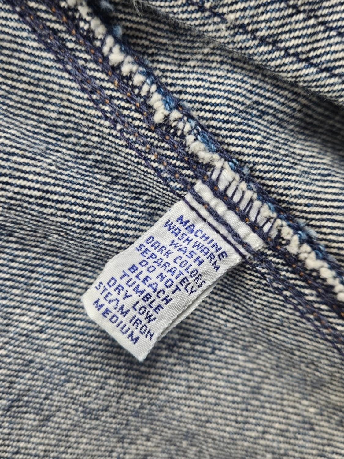 80's USA 폴로랄프로렌 덩가리 데님 초어 자켓 (L) / 10704 상품이미지9