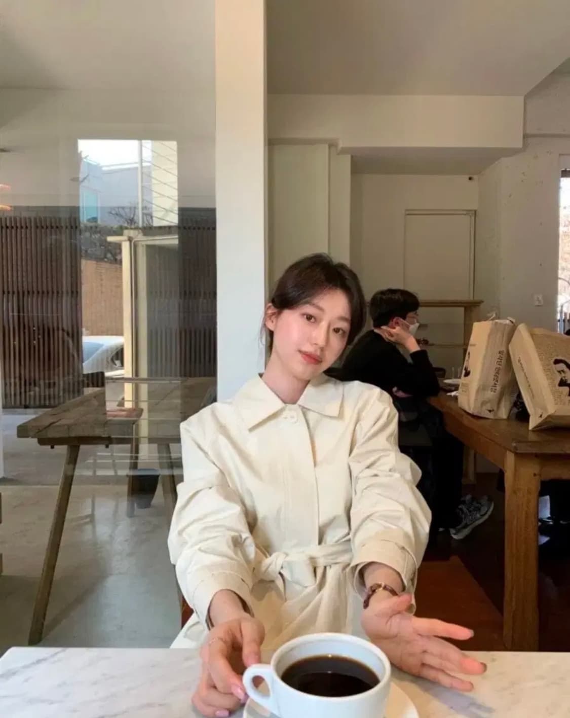 르플레인 브런치 트렌치 코트 + 의류보관 더스트 팩 + 택 및 단추 상품이미지2