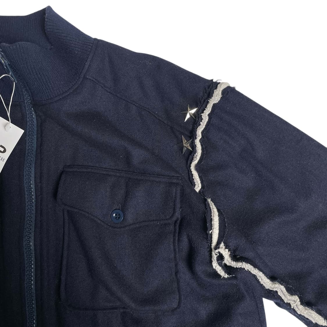 Milkboy 울블렌드 별 스냅 밀리터리 자켓 상품이미지5