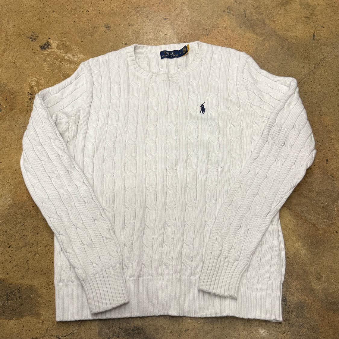 폴로 랄프로렌 화이트 니트 상품이미지2