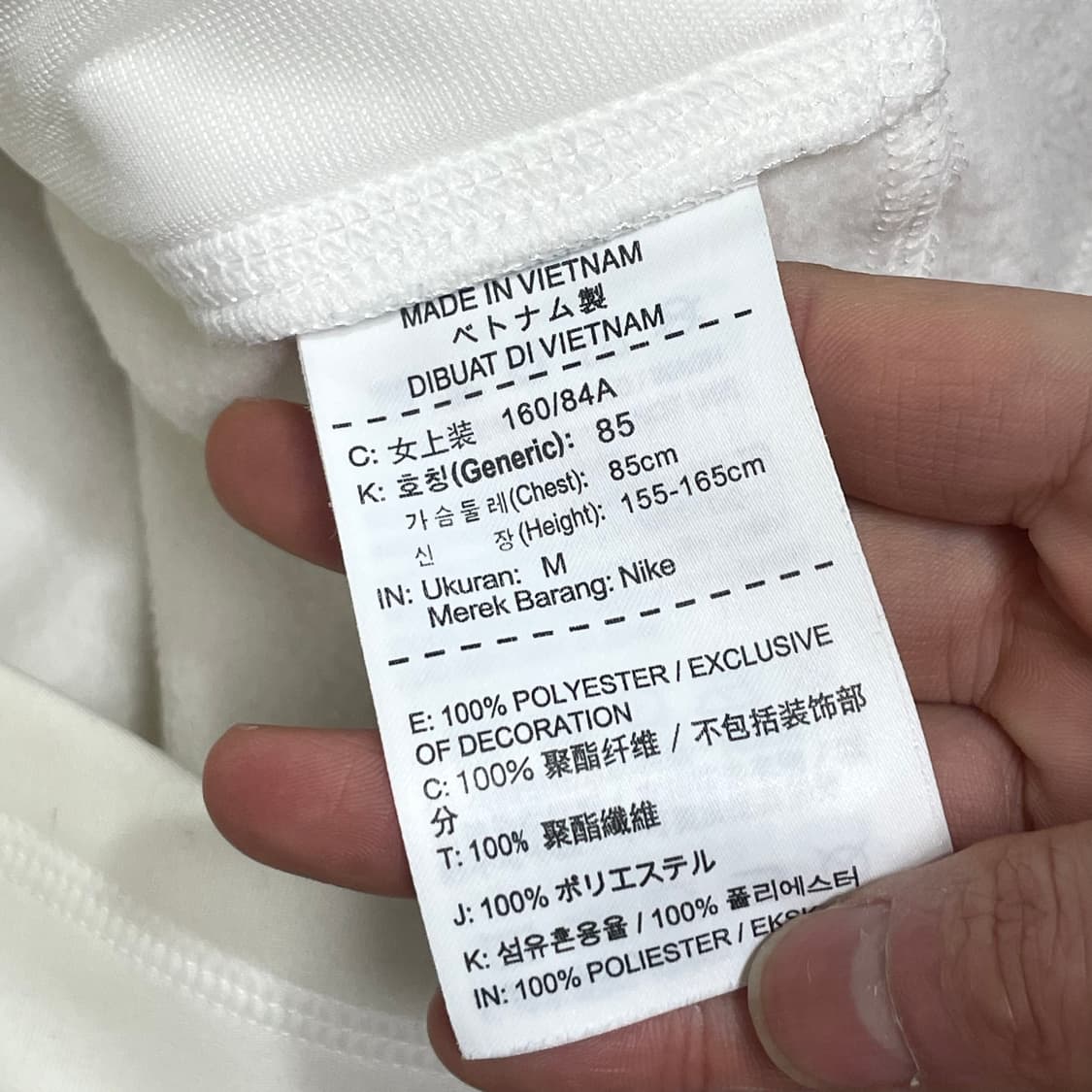 나이키골프 화이트 기모 집업져지 자켓 여성M  상품이미지5