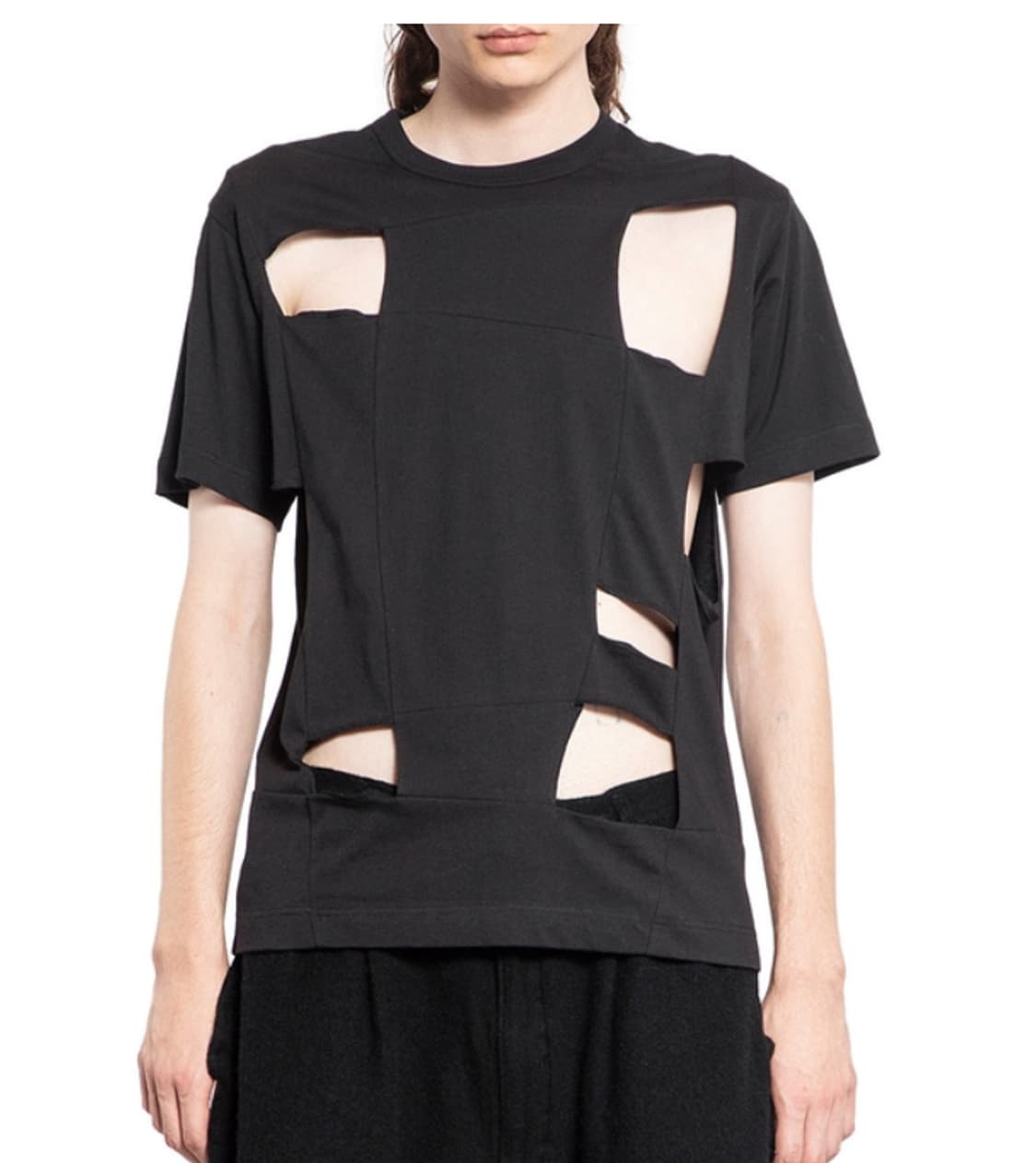 꼼데가르송 컷아웃 티셔츠  상품이미지1