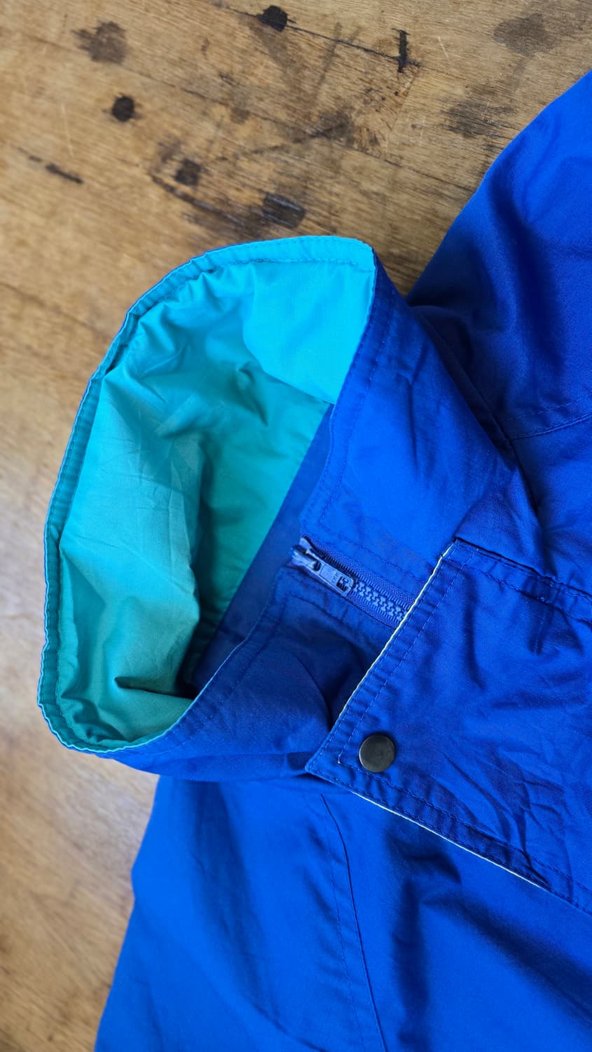 빈티지 블루종 자켓 바람막이 윈드브레이커 M ~L 상품이미지8