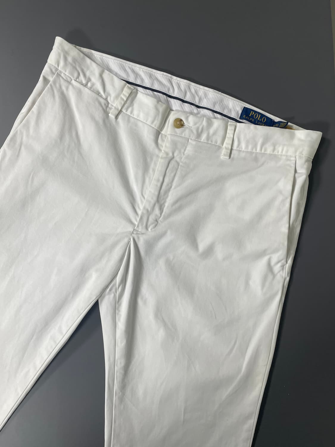 [33] 폴로 랄프로렌 코튼 슬림 스트레치 팬츠 면바지 QR인증 상품이미지4