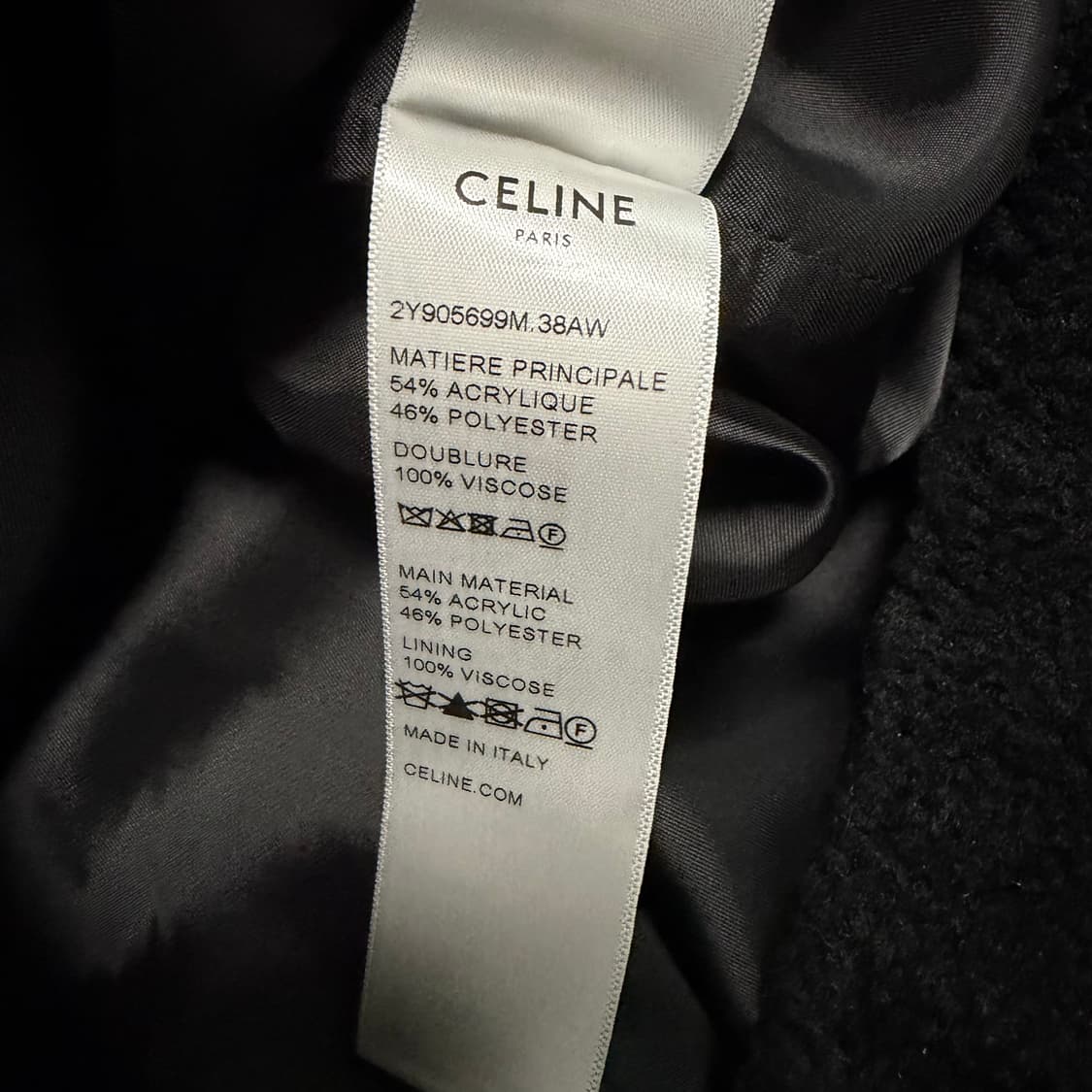 [블랙 XL/새상품급]셀린느 오슬롯 프린트 플리스 후드 후리스 상품이미지5