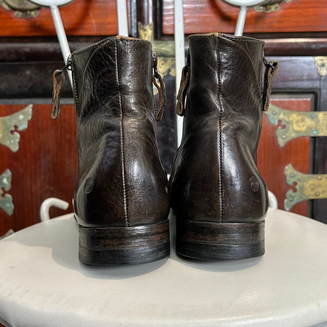 마르셀 레더 집업 부츠 상품이미지3