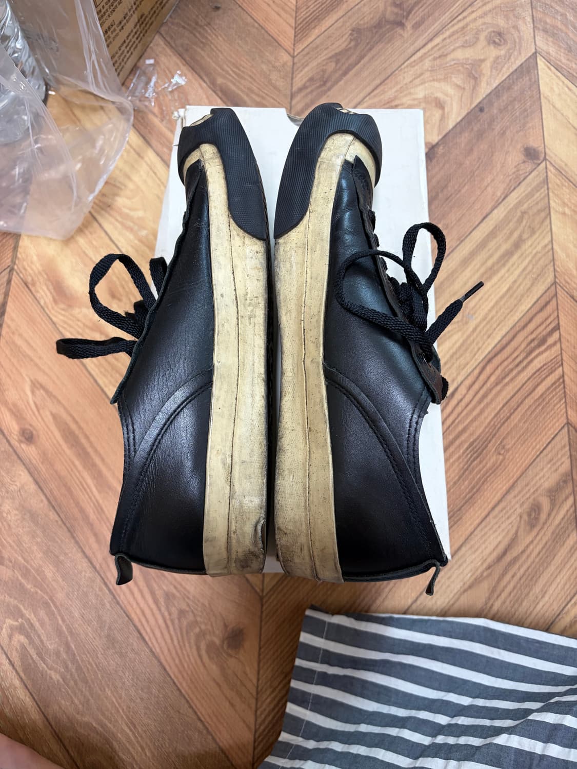 언더커버 잭퍼셀 레더 블랙 M 상품이미지4