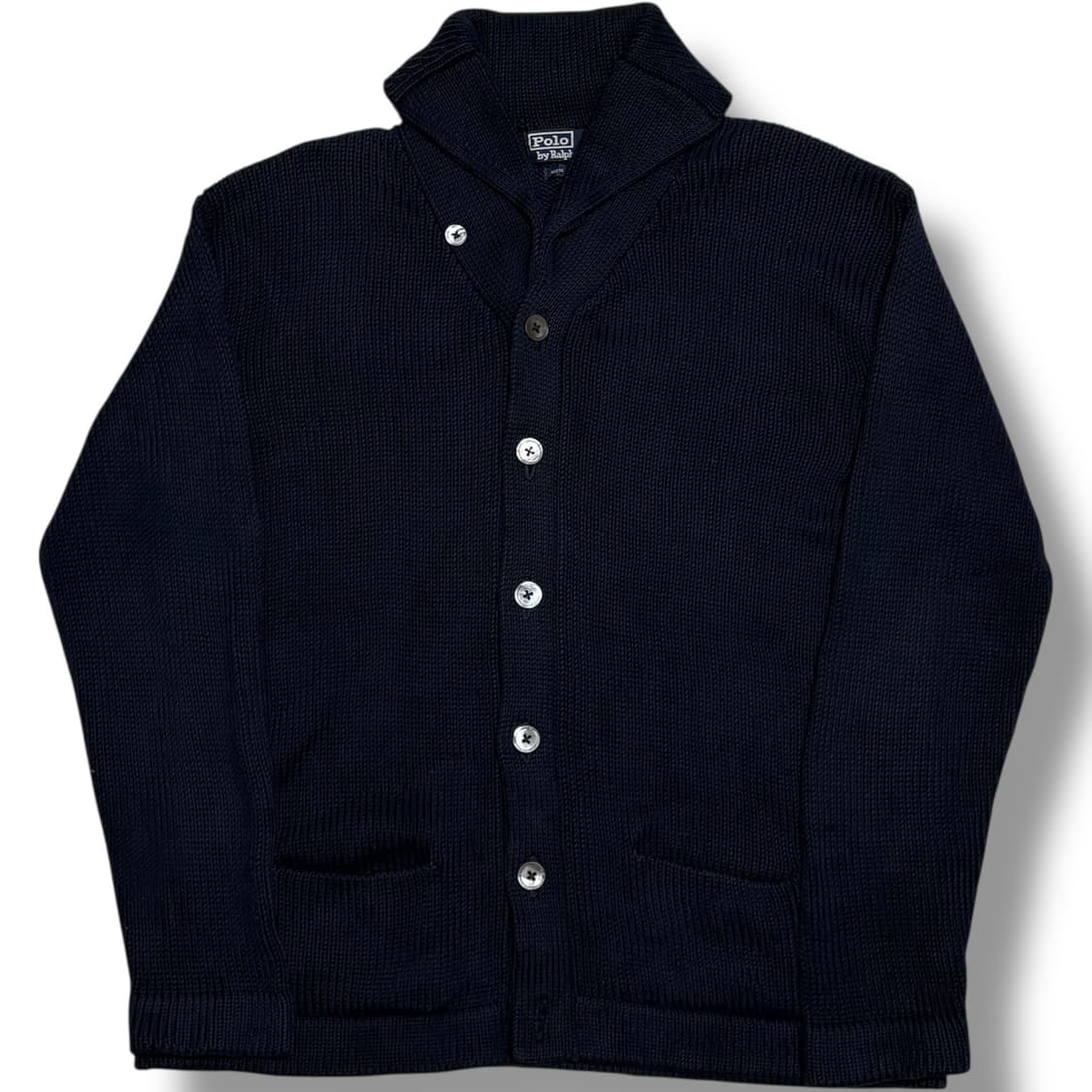 Polo Ralph Lauren 네이비 숄 카라 가디건 상품이미지1