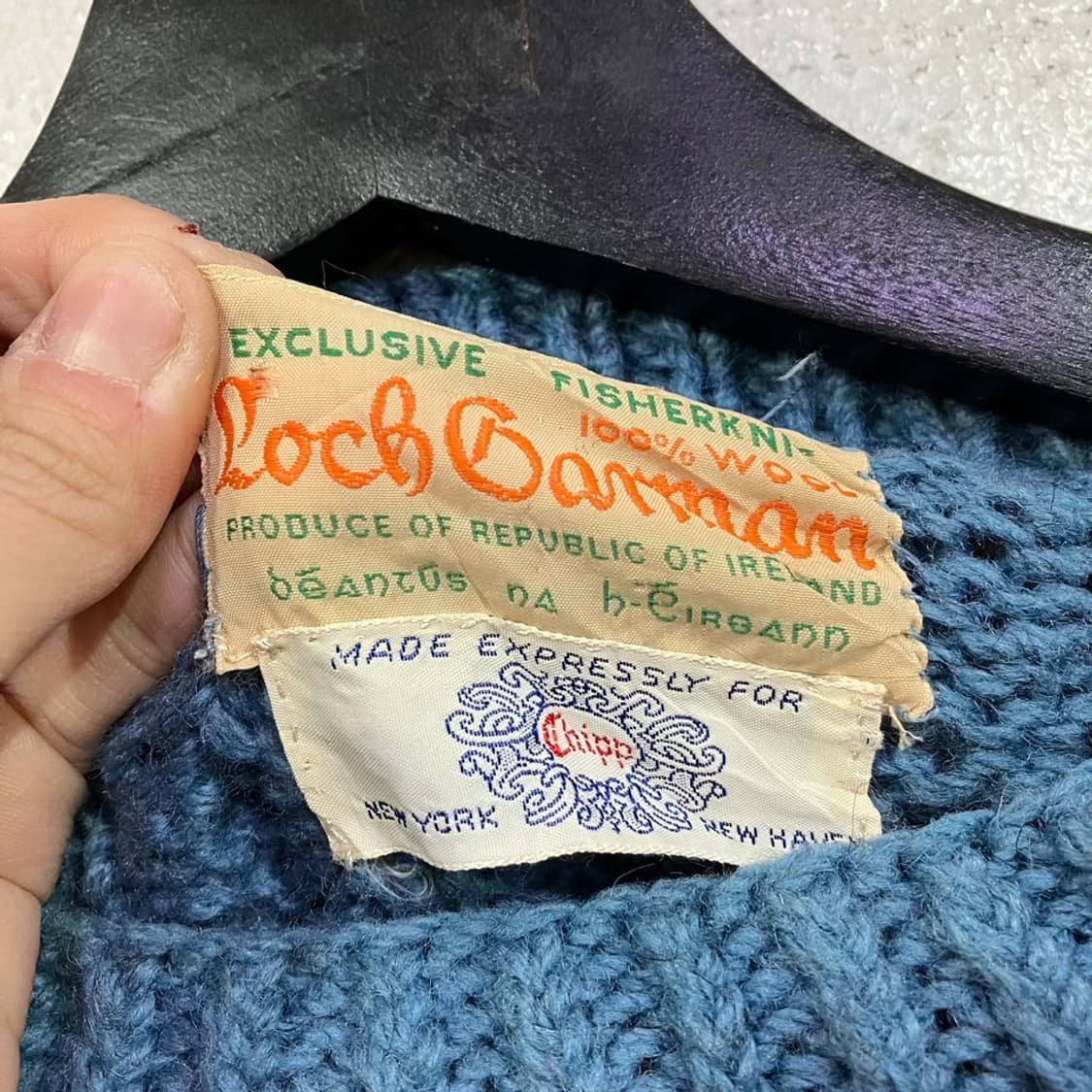 빈티지 피셔맨 케이블 니트 상품이미지5