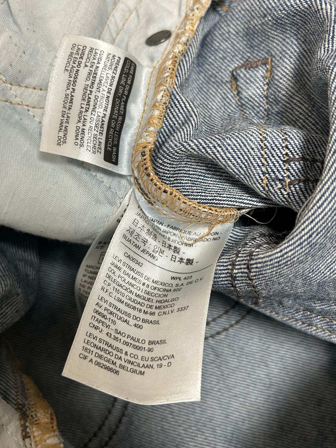 리바이스 메이드앤 크래프티드 502 데님팬츠 상품이미지8