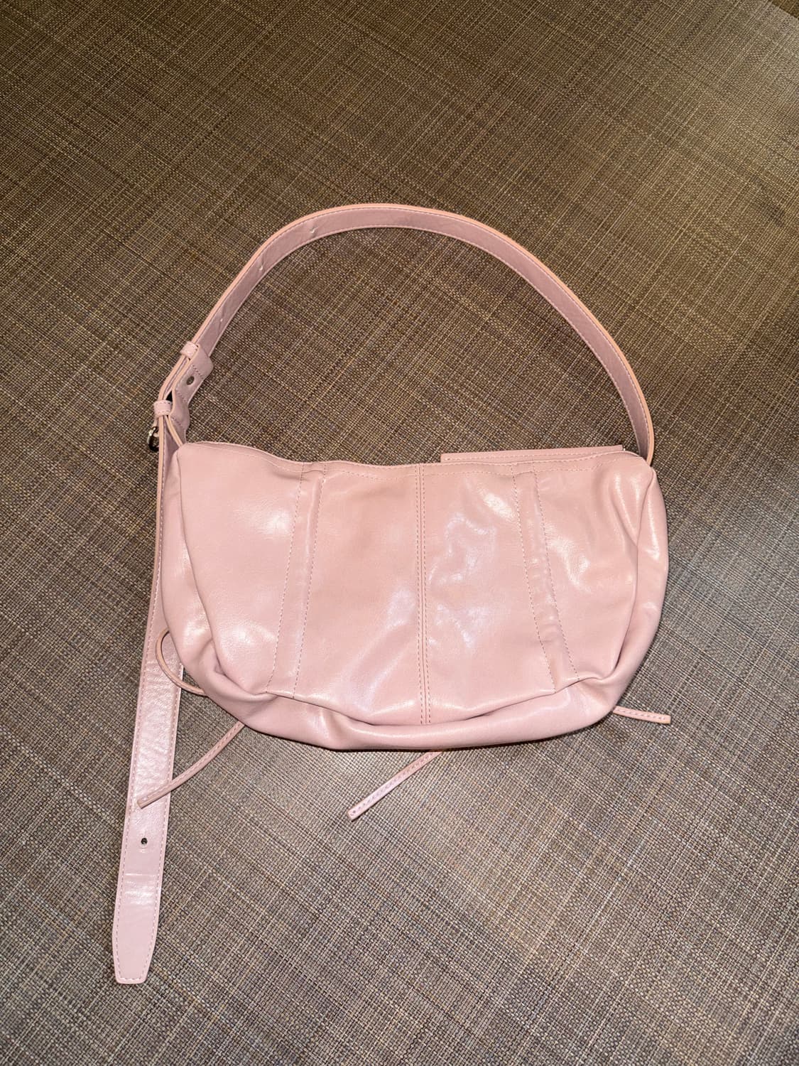 Matin Kim Half Shirring Ribbon Round Bag 상품이미지2