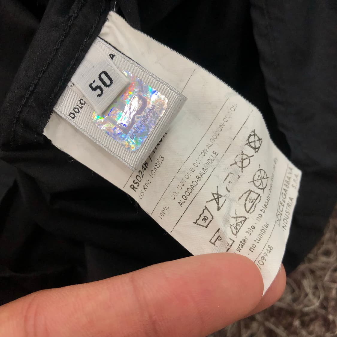 돌체앤가바나 08SS 카고 멀티 지퍼 셔츠 상품이미지7