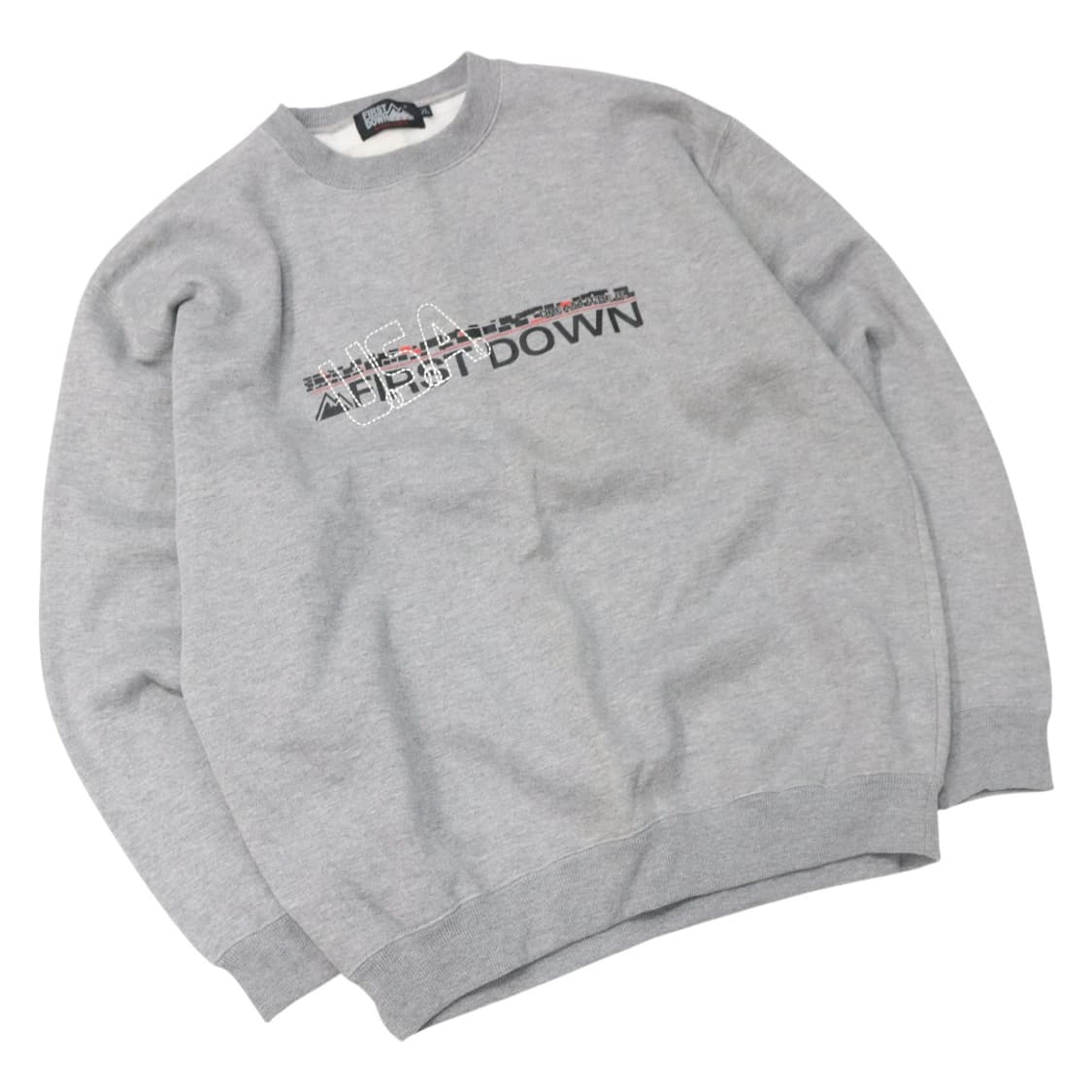 퍼스트다운 프린팅 맨투맨 상품이미지1