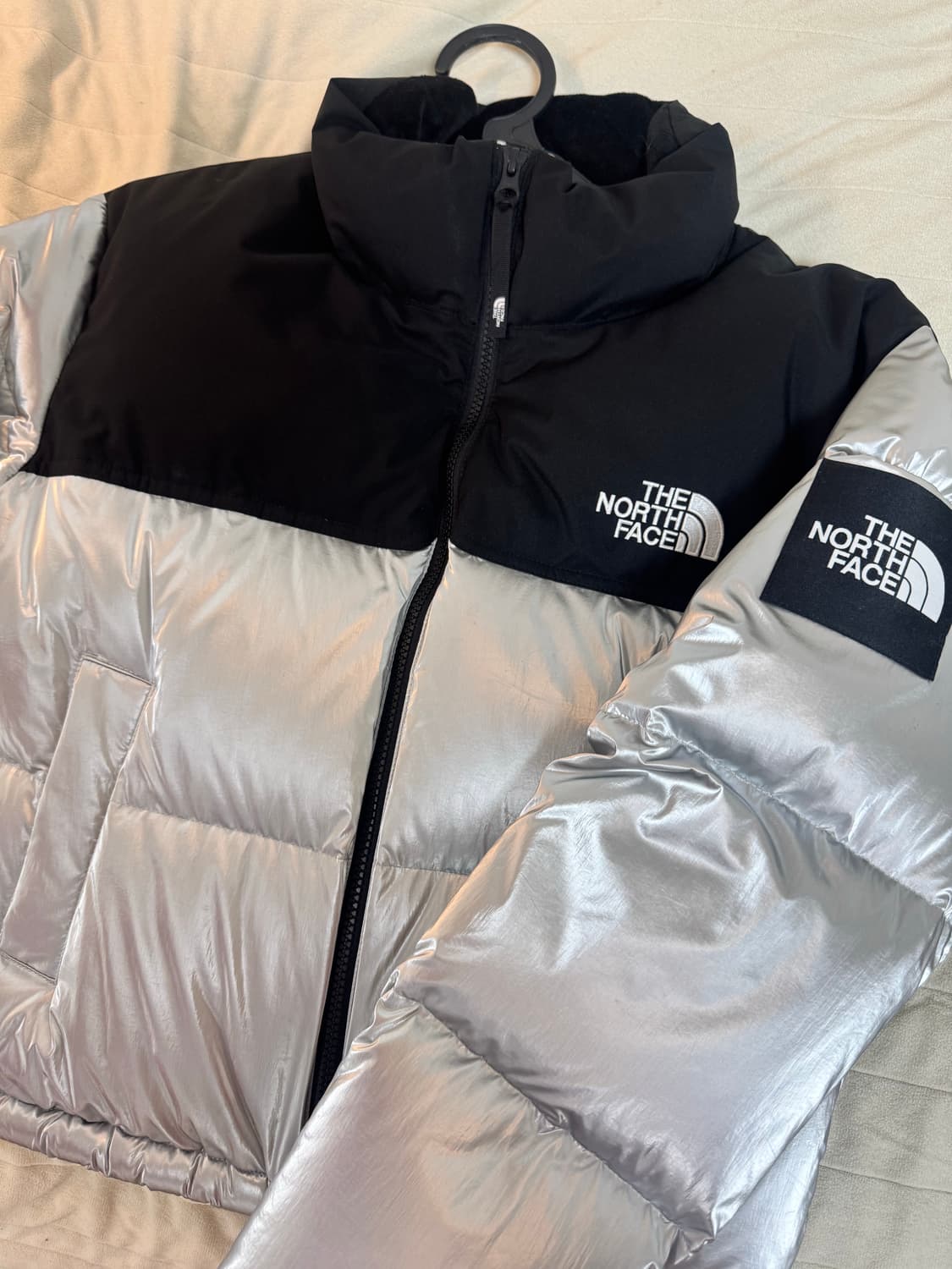 노스페이스 눕시 화이트라벨 노벨티 실버 M 상품이미지1