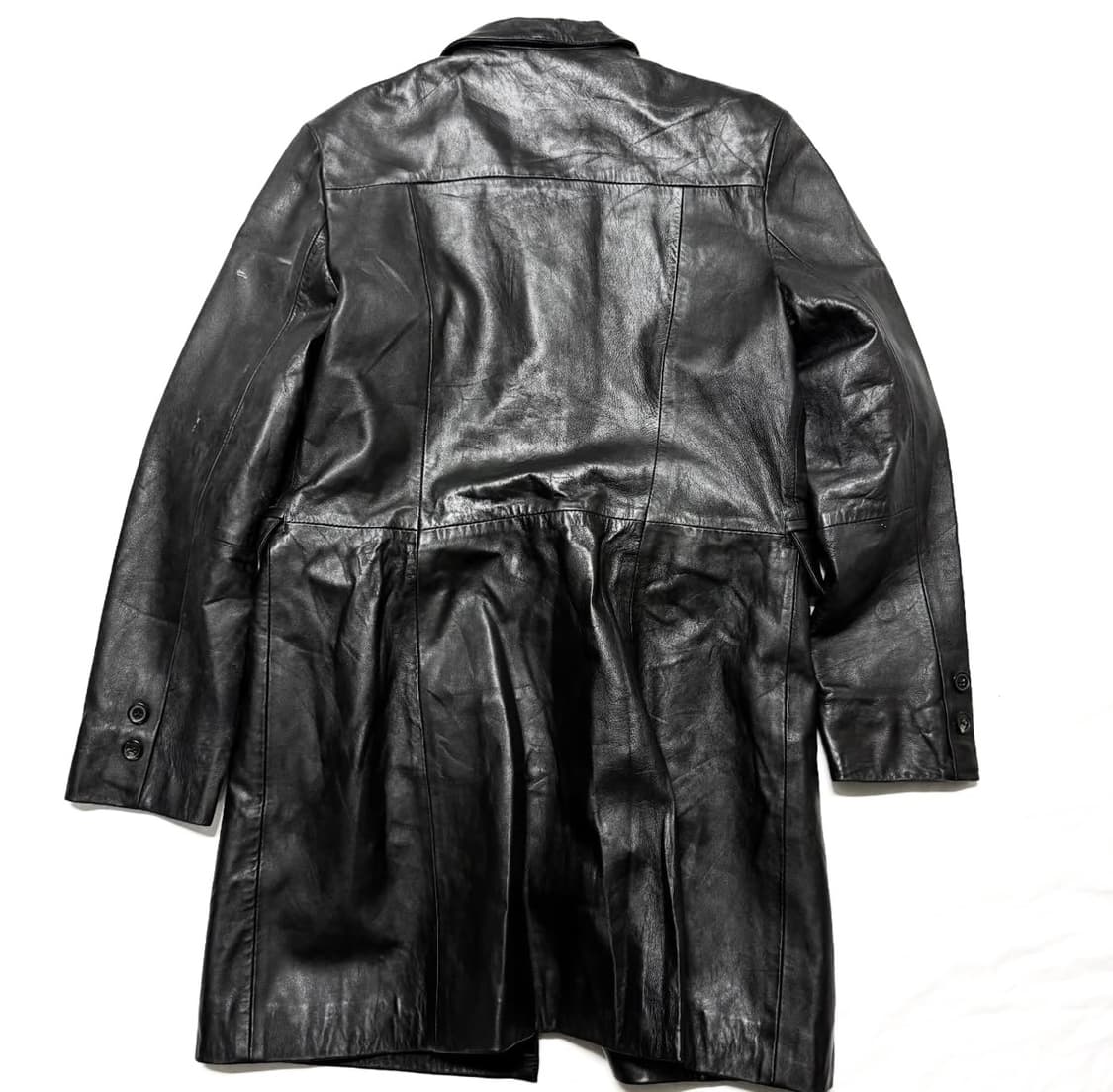 Saki - 레더 코트 상품이미지2