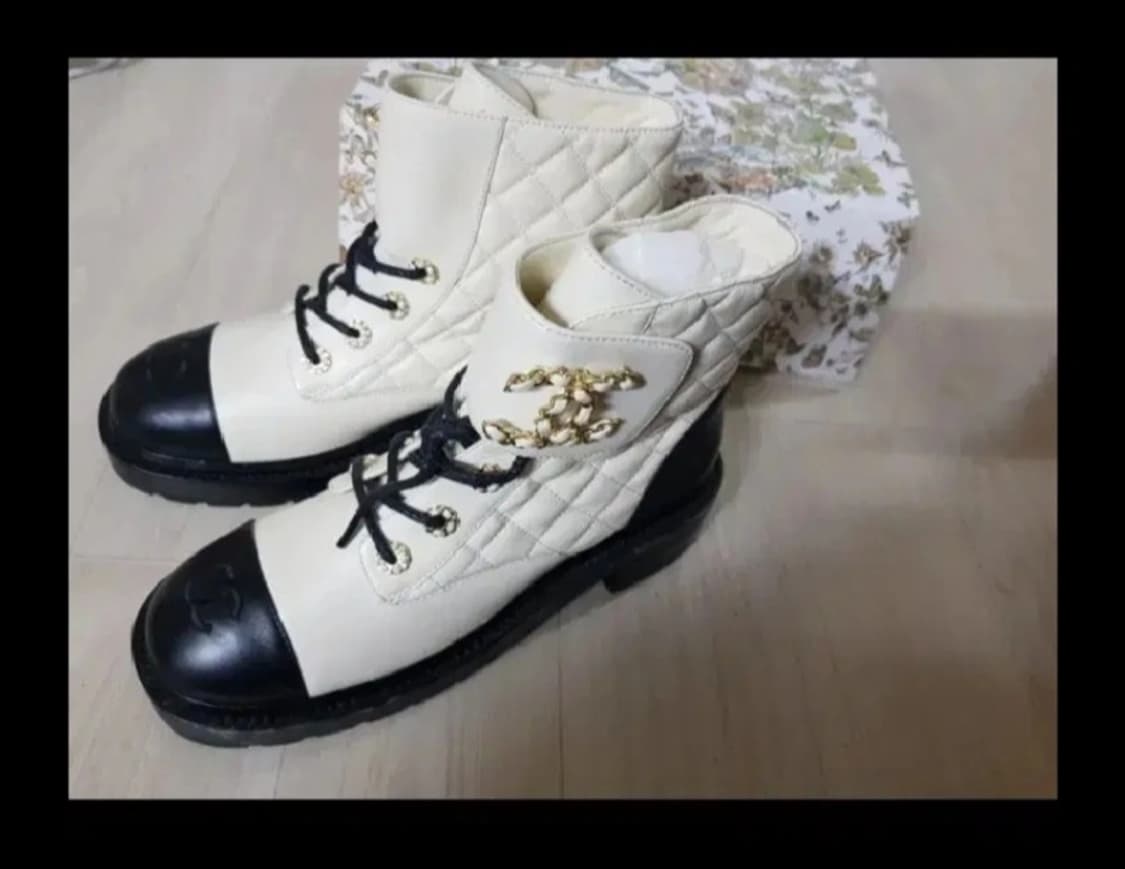 샤넬 빅로고 퀄팅 부츠,CG 빅로고 워커 상품이미지1