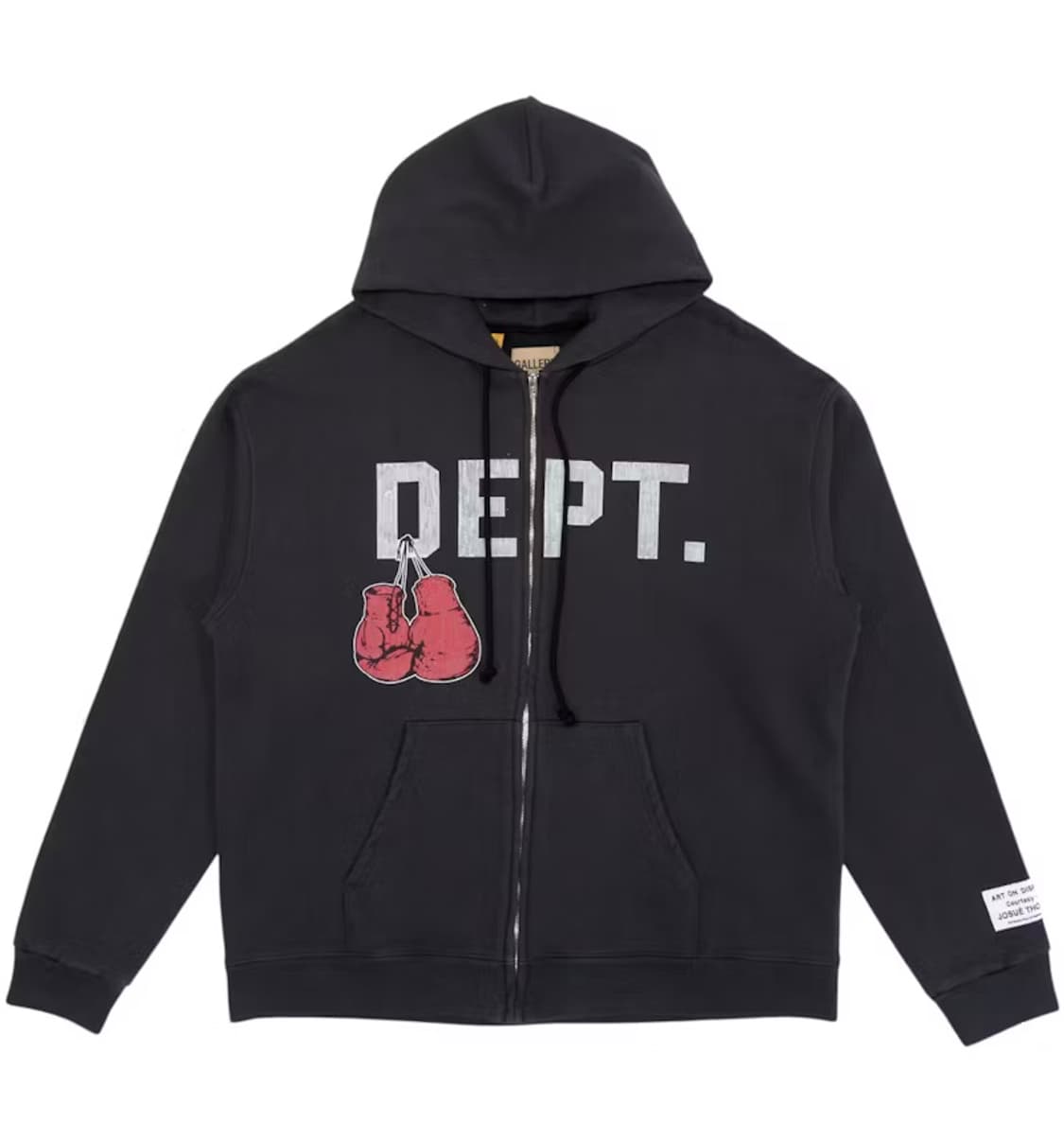 [XL] 갤러리디파트먼트 복싱 머치 후드 집업 블랙 상품이미지1